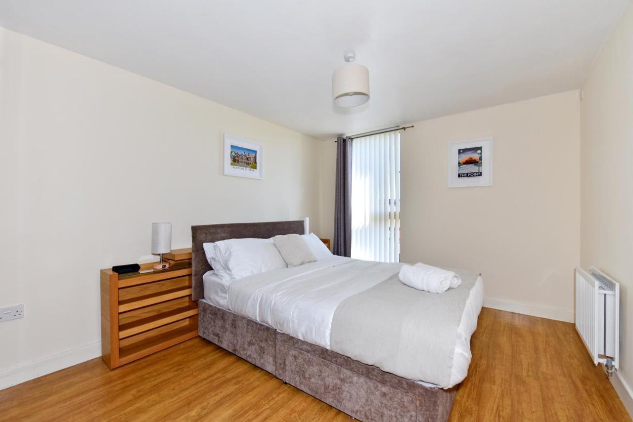 The Vizion Serviced Apartments From Pincott Properties - Free Parking, Private Balcony, And Wifi ミルトン・ケインズ エクステリア 写真